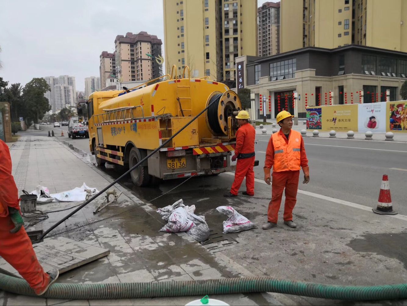 郁南排污管道清淤-管道清洗